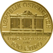 2012 Austrian Gold Philharmonic Coin 1oz