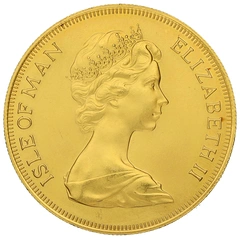 1979 Gold £5 Coin Quintuple Sovereign Isle of Man