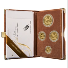 2016 Proof Gold Eagle 4 Coin Set Boxed