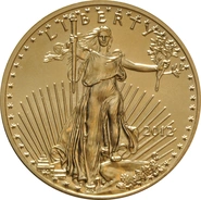 2012 Half Ounce Eagle Gold Coin
