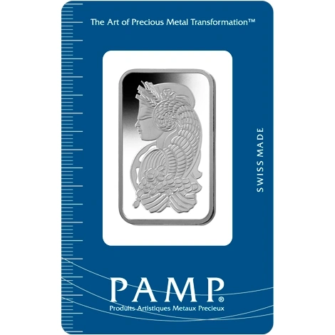 PAMP 1oz Platinum Bar Minted