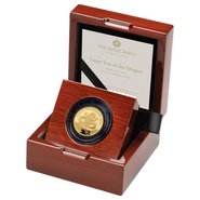 2024 Royal Mint 1/4oz Year of the Dragon Proof Gold Coin Boxed
