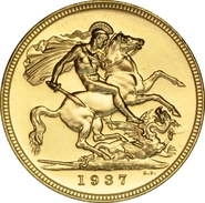 1937 Gold Sovereign George VI