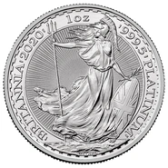 2020 1oz Platinum Britannia Coin