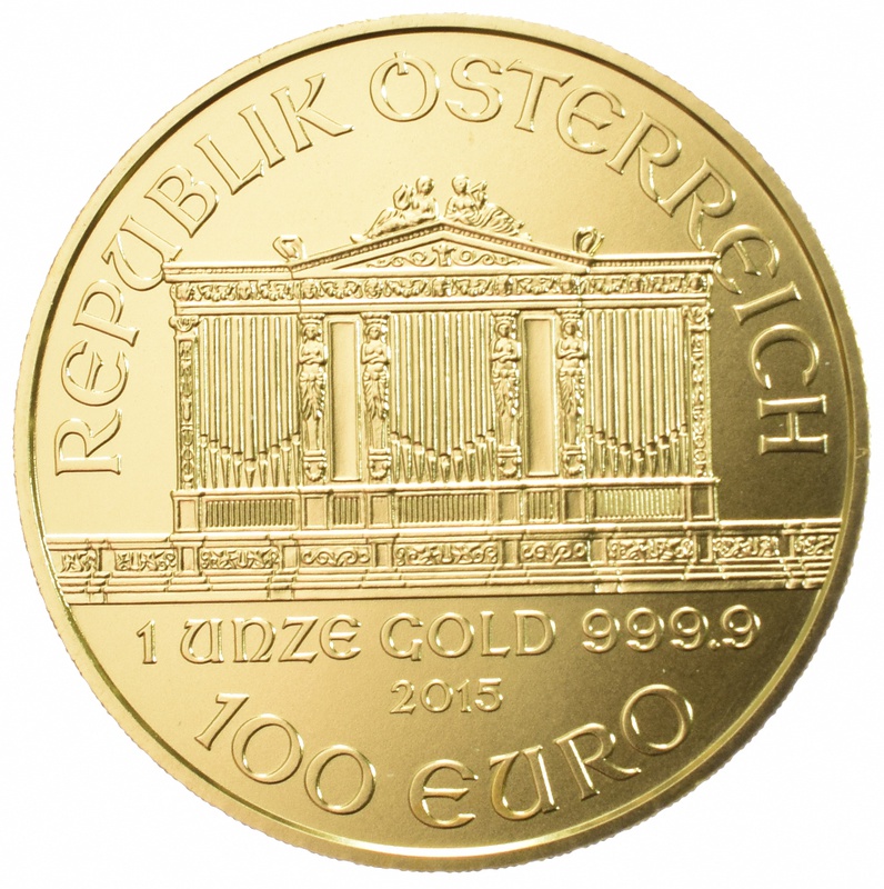 2015 1oz Austrian Gold Philharmonic Coin
