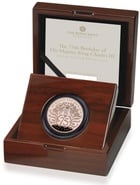 2023 75th Birthday of King Charles III £5 Gold Crown Proof Coin Boxed