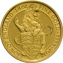 1/4oz Gold Coin, The Lion - Queens Beast