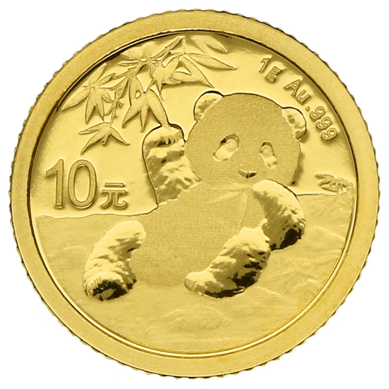 2020 1g Chinese Panda Gold Coin
