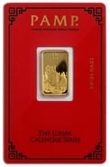 PAMP Year of the Pig 5g Gold Bar