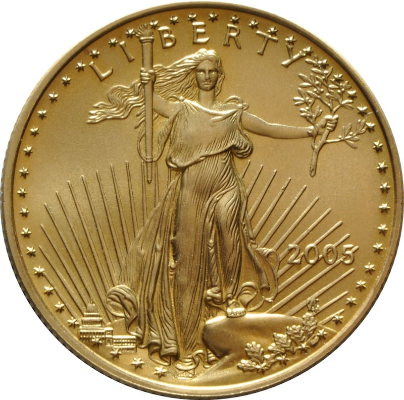 2005 Half Ounce Eagle Gold Coin