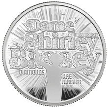 2023 Proof 2oz Shirley Bassey Silver Coin Music Legends Boxed