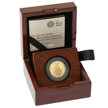 2018 1/4oz Quarter Ounce Proof Black Bull of Clarence Gold Coin Queen's Beasts Boxed