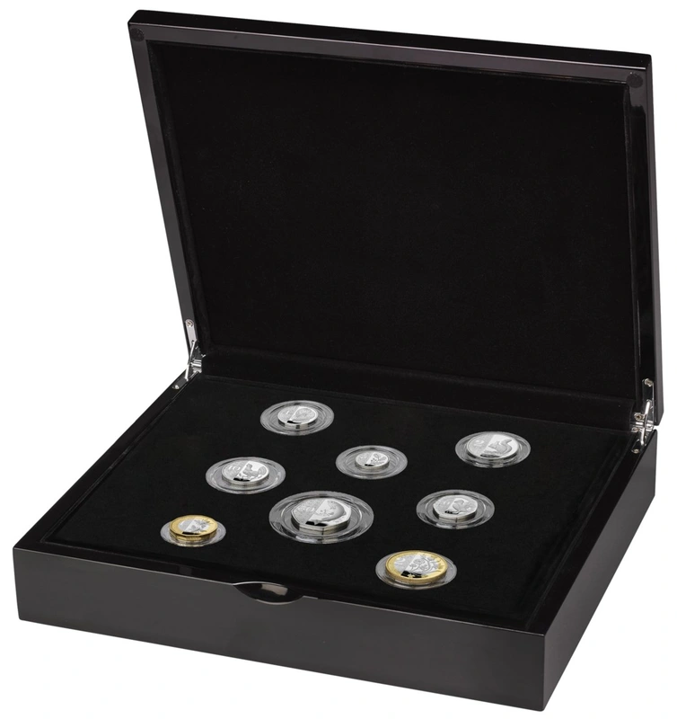 2023 His Majesty King Charles III Definitives UK Silver Proof Coin Set
