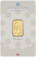 5g Gold Bar Britannia Minted