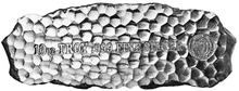 10oz Silver Bar Scottsdale Tombstone Nugget