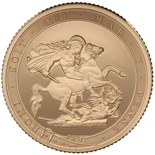2017 Gold Proof PIEDFORT Sovereign - Elizabeth II 5th Head Boxed