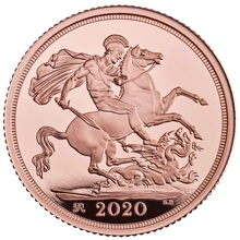 2020 Proof Gold Sovereign Boxed