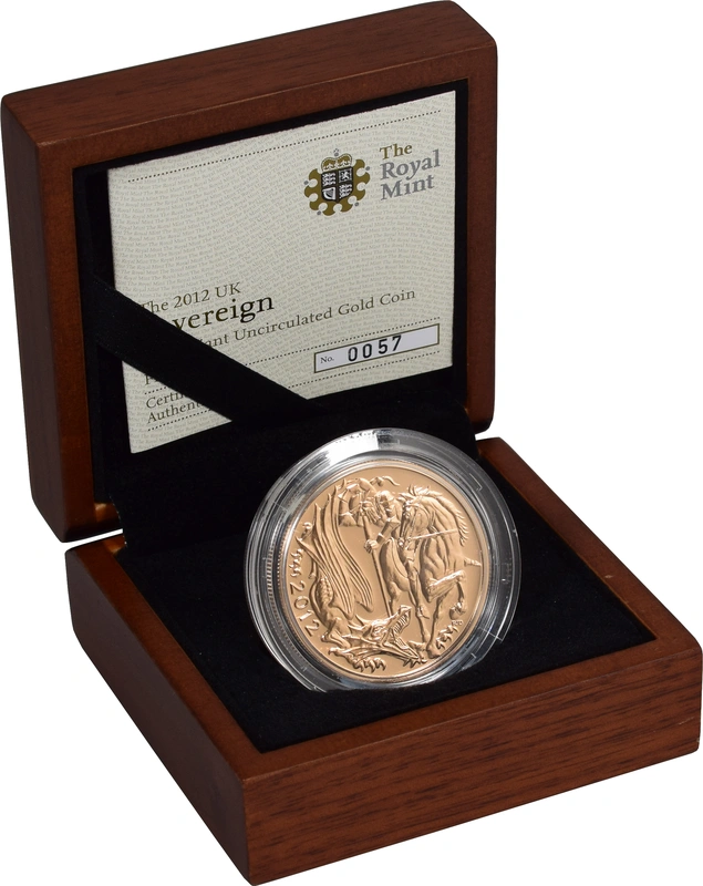 2012 Gold £5 Coin Brilliant Uncirculated Boxed