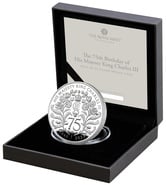 2023 75th Birthday of King Charles III £5 Silver Crown Proof Coin Boxed