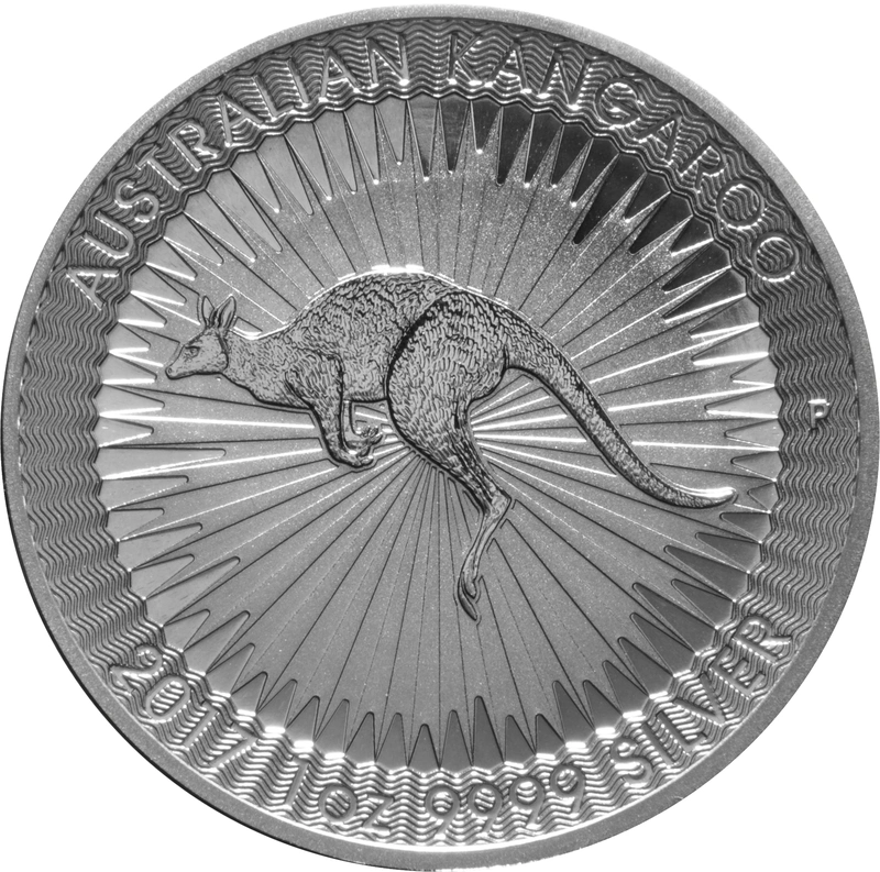 2017 1oz Silver Australian Kangaroo Coin