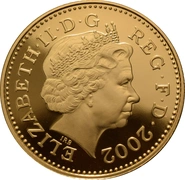 Proof Gold 10p Coin
