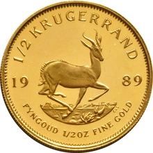 1989 Proof Half Ounce Krugerrand Gold Coin only