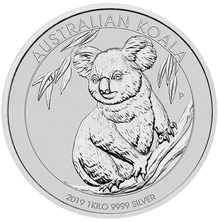 2019 1kg Silver Australian Koala