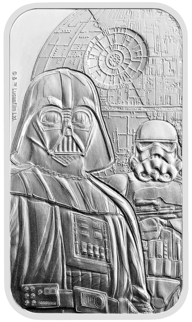 1oz Silver Bar Star Wars Dark Side