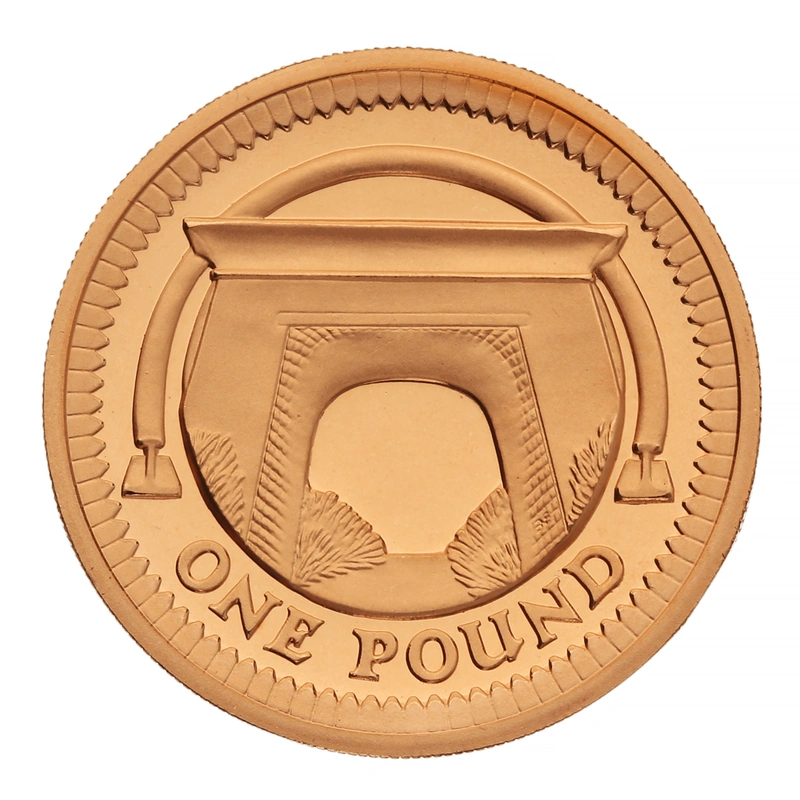 2006 £1 One Pound Proof Gold Coin Bridges - Egyptian Arch