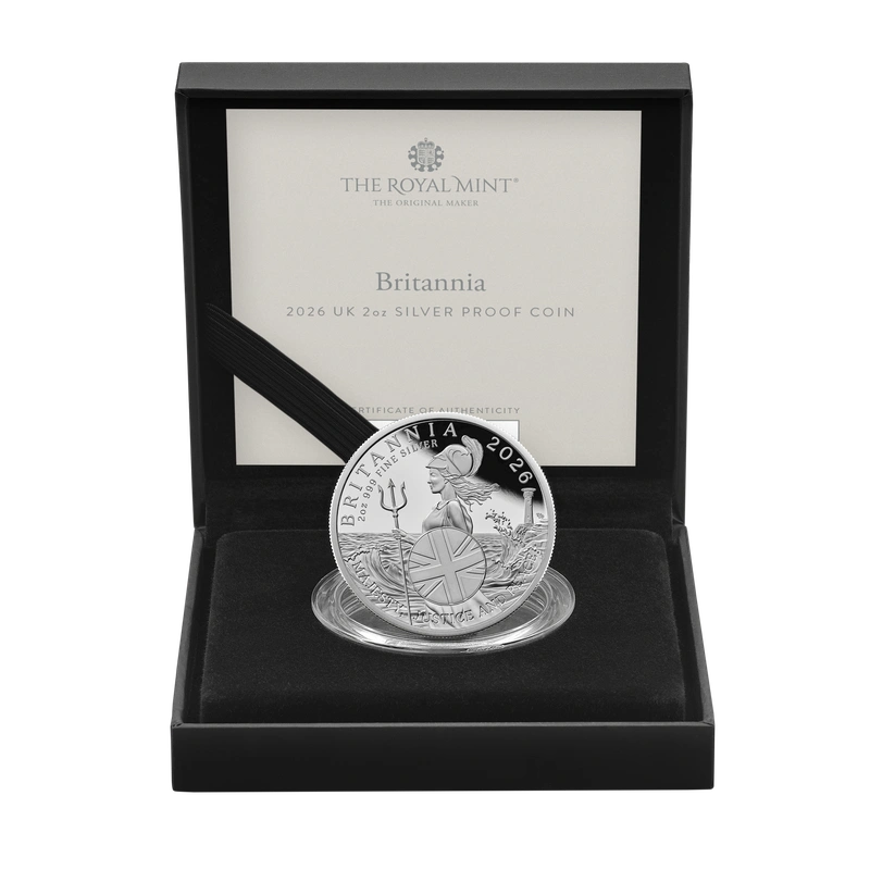 2026 Britannia UK 2oz Silver Proof Coin