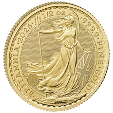 2026 1/2oz Gold Britannia Coin