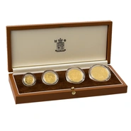 1992 Belize 50th Anniversary Battle of El Alamein 4-Coin Gold Proof Set Boxed