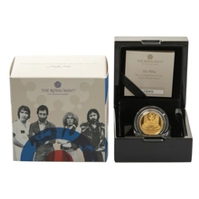 2021 Proof 1/4oz The Who Gold Coin Music Legends Boxed