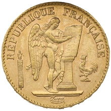 1889 20 French Francs - Guardian Angel - A