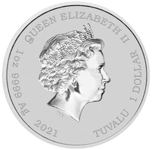 2021 Marge and Maggie Tuvalu 1oz Silver Coin