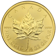 2020 Half Ounce Gold Maple