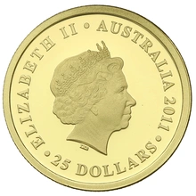 2011 Australian Gold Proof Sovereign Boxed