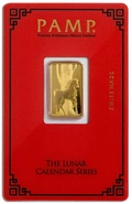 PAMP Year of the Horse 5g Gold Bar