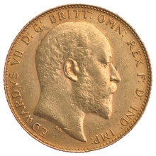 1910 Gold Sovereign - King Edward VII - C - $1,187