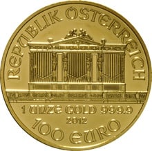 2012 1oz Austrian Gold Philharmonic Coin