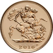 2016 Gold Half Sovereign