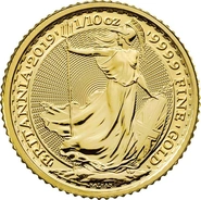 2019 Tenth Ounce Gold Britannia