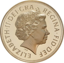 2002 £5 Gold Proof  Coin (Quintuple Sovereign)