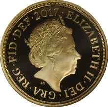 2017 Gold Proof Sovereign - Elizabeth II 5th Head Boxed