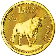 2023 Tenth Ounce Spanish Gold Bull Coin