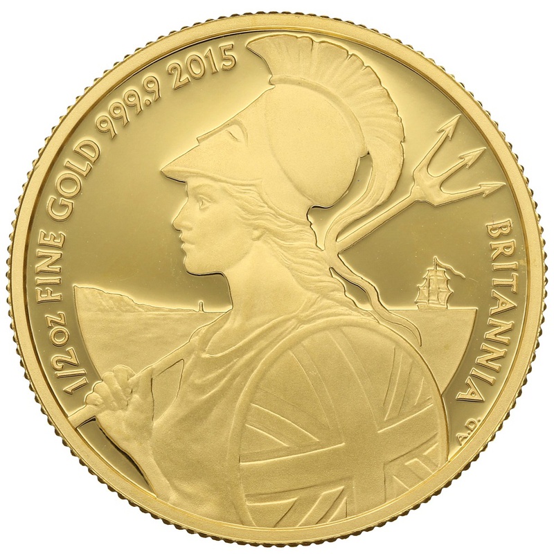 2015 Half Ounce Proof Britannia Gold Coin