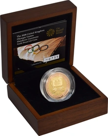 2008 Two Pound Proof Gold Coin: London Olympic Handover Ceremony
