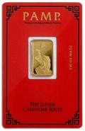 PAMP Year of the Rooster 5g Gold Bar