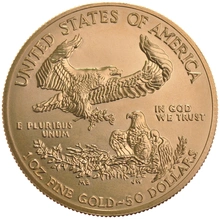 1986 American Eagle Gold Coin 1oz MCMLXXXVI