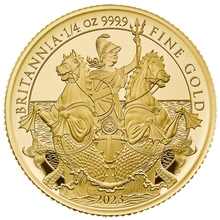 2023 Britannia 1/4oz Gold Proof Coin Boxed